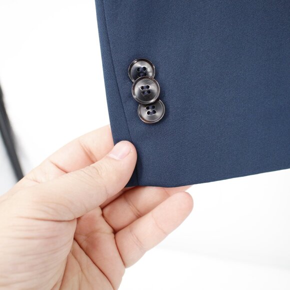 SENE Sport Coat Men’s 40/41 soho Flex Tech Two Button blue performance stretch - Picture 3 of 13